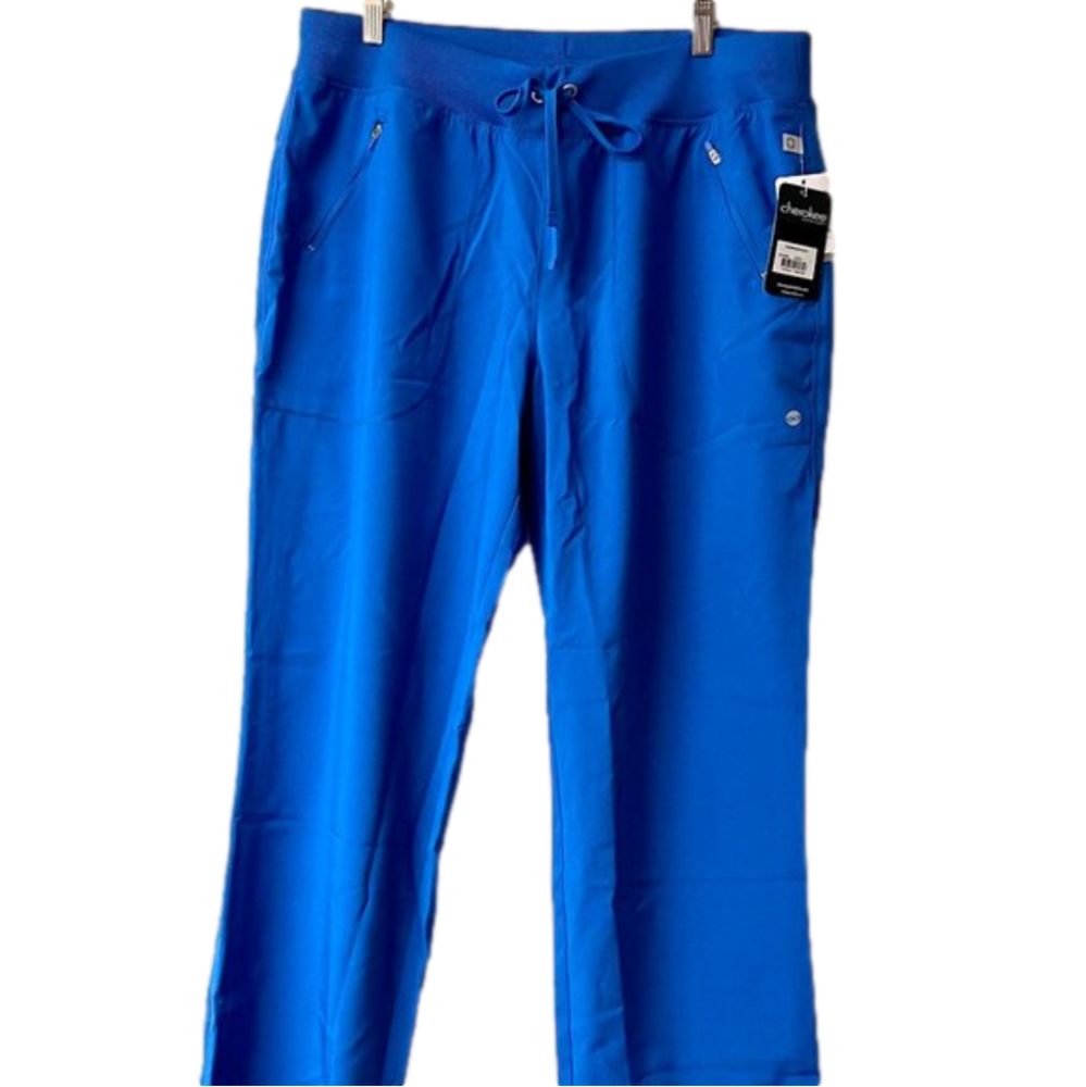 NWT! Cherokee Workwear‎ Professionals Women's Scrubs Pant (Large/Blue)